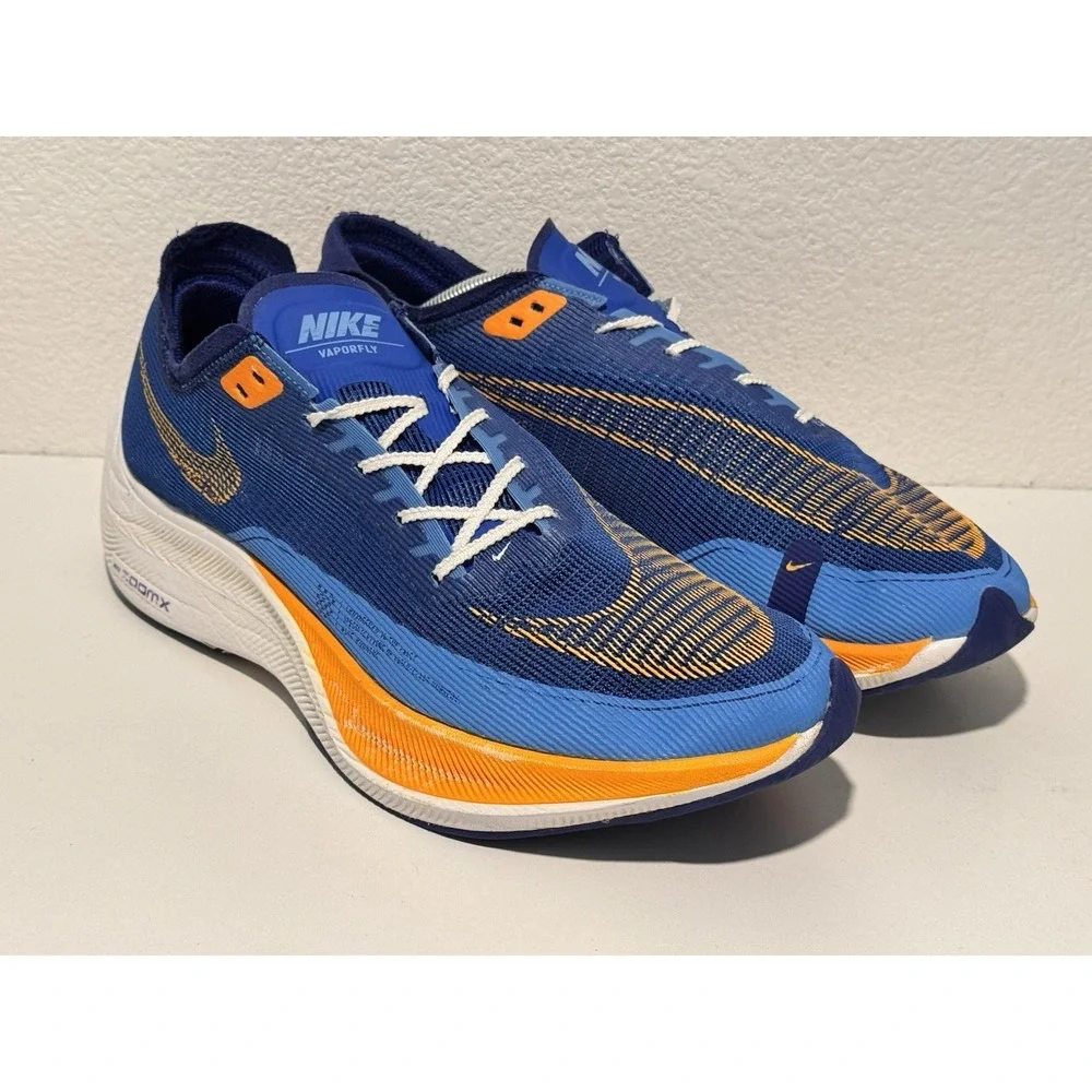 Nike Mens ZoomX Vaporfly Next % 2 Running Shoe Sz 13 Blue Sneaker FD0713-400